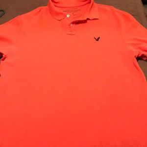 American Eagle orange polo sz xl